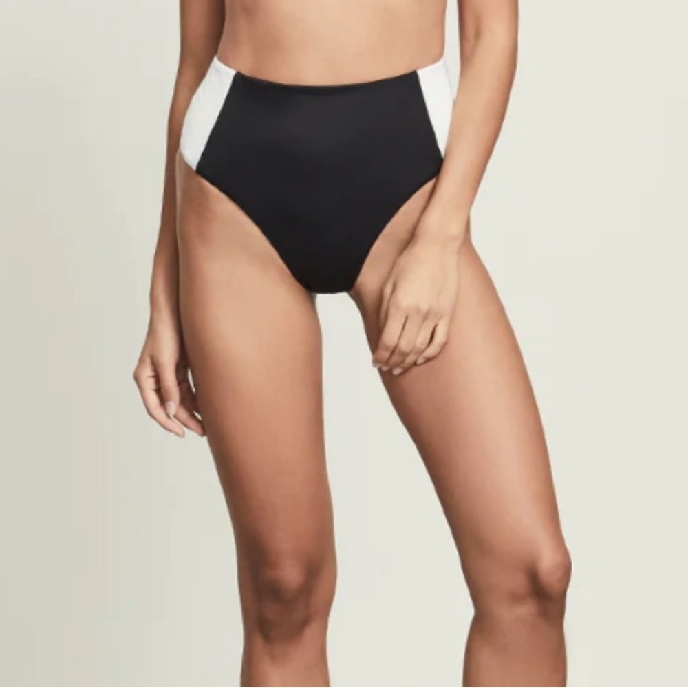 Veronica Beard black & white high‎ rise bikini bottoms 
Ormond Colorblock